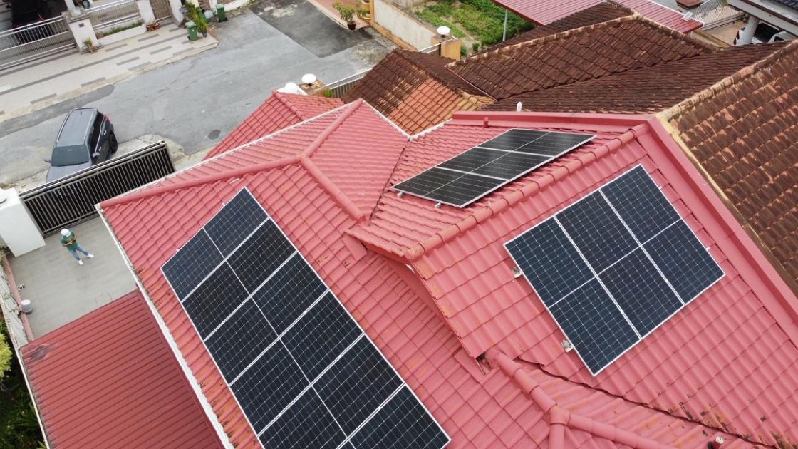 Rooftop PV installation