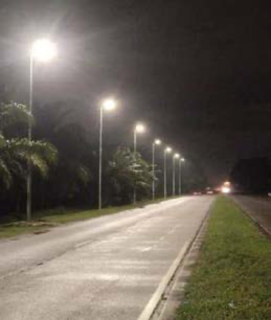 120W solar street light